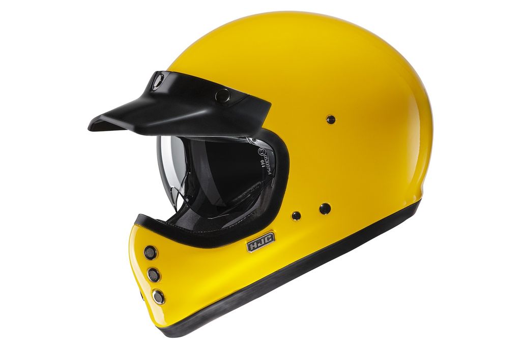 HJC V60 Solid Deep Helm (Yellow,L (58/59))