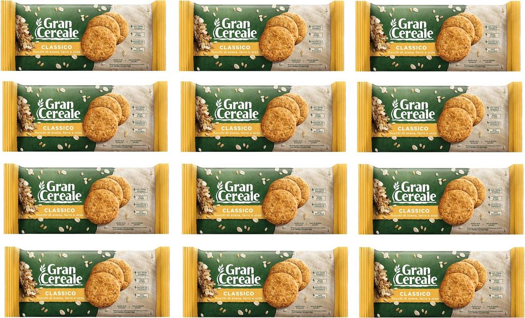 12x Mulino bianco Gran Cereale Classico korn getreide kekse Produktbild 
