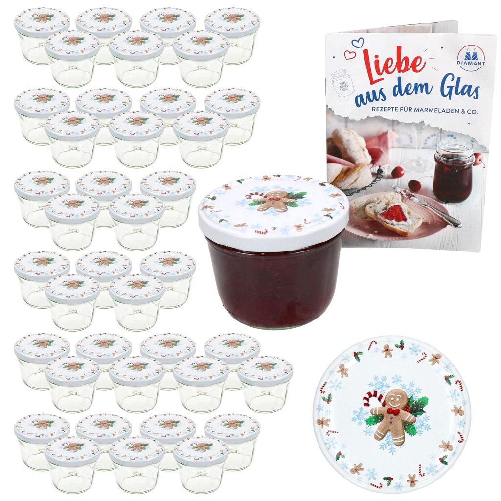 sada 40 sklenic na zavařování 230 ml + víčko TO 82 Candyman Obrázek produktu 