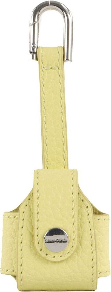 Marc O'Polo Leder Anhänger Taschenzubehör Cody Key Ring Lemon Sorbet hellgelb