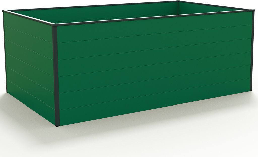 GFP Hochbeet Kräuter-Gemüse-Beet Aluminium CHRISTINA - 195x119x77cm - grün