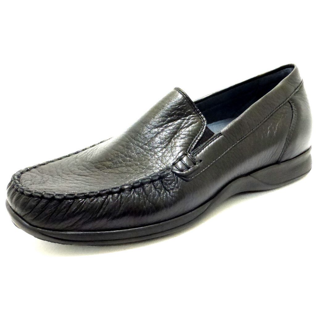 WALDLÄUFER Herren Slipper schwarz Gr. 10