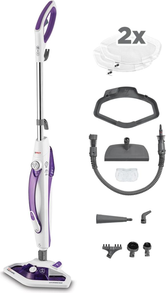 POLTI VAPORETTO SV440 DOUBLE Dampfbesen Produktbild 