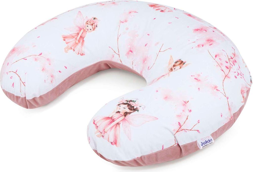 Little Fairy & Smokey Pink Soft Velvet Stillkissen mit Produktbild 