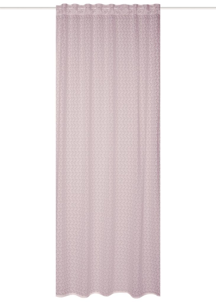 HOME WOHNIDEEN Fertigschal Raschelspitze "Panilia" 245 x 140 cm 1x Fertigschal Rose