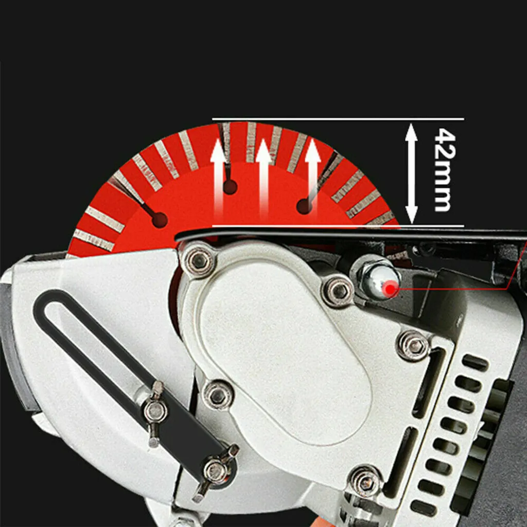 Fraiseuse murale électrique 4800W pour découpe de saignées de 42mm - 10