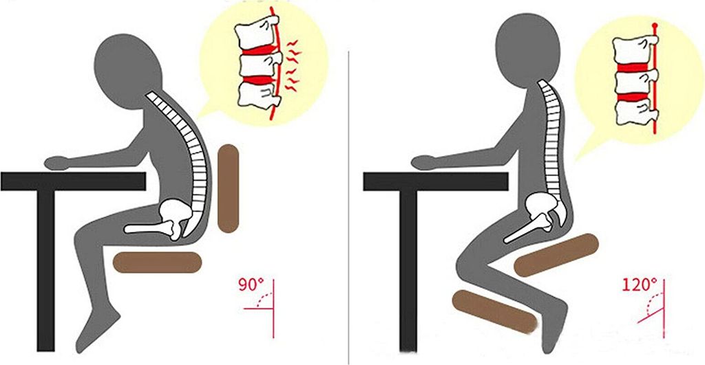 Knee Chair Black Ergonomická kolenní židle Posture Obrázek produktu 13