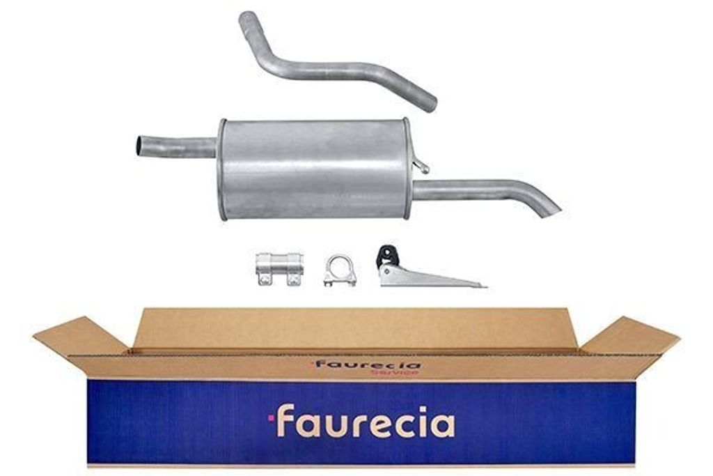 HELLA 8LD 366 035-411 Endschalldämpfer für VW POLO (9N) Auspuff
