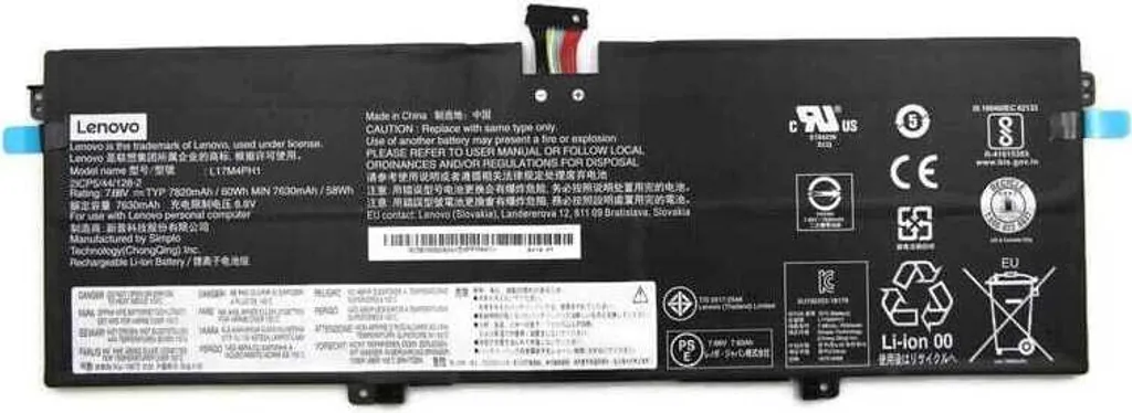 Batterie Lenovo 60Wh 4 cellules lithium-ion d'origine pour ThinkPad