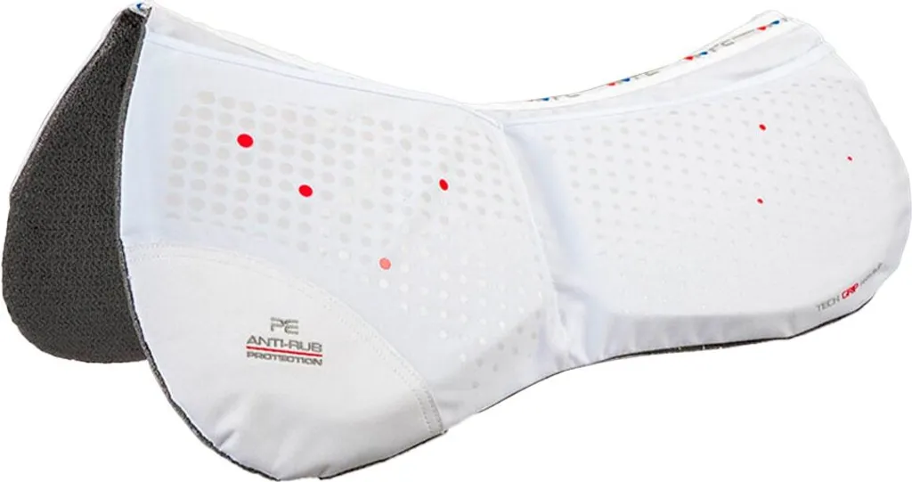 Amortisseur de dos Tech Grip Pro Correction blanc pour selle de cheval