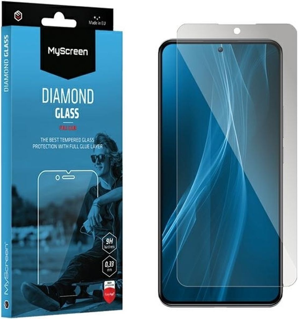 Ms Diamond Glass Edge Fg Huawei Nova 11Czarny/Black Full Glue