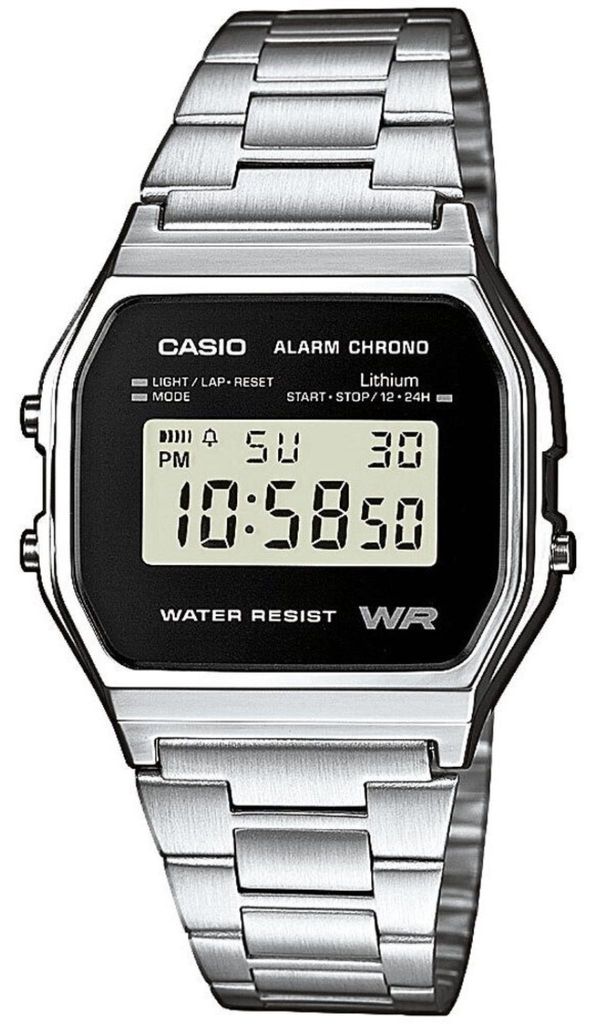 Casio A158WEA-1EF, Vodeodolný, Elektronický Obrázok produktu 