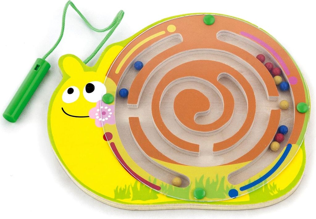 Viga Magnetické bludisko Drevená hra Śimak Obrázok produktu 