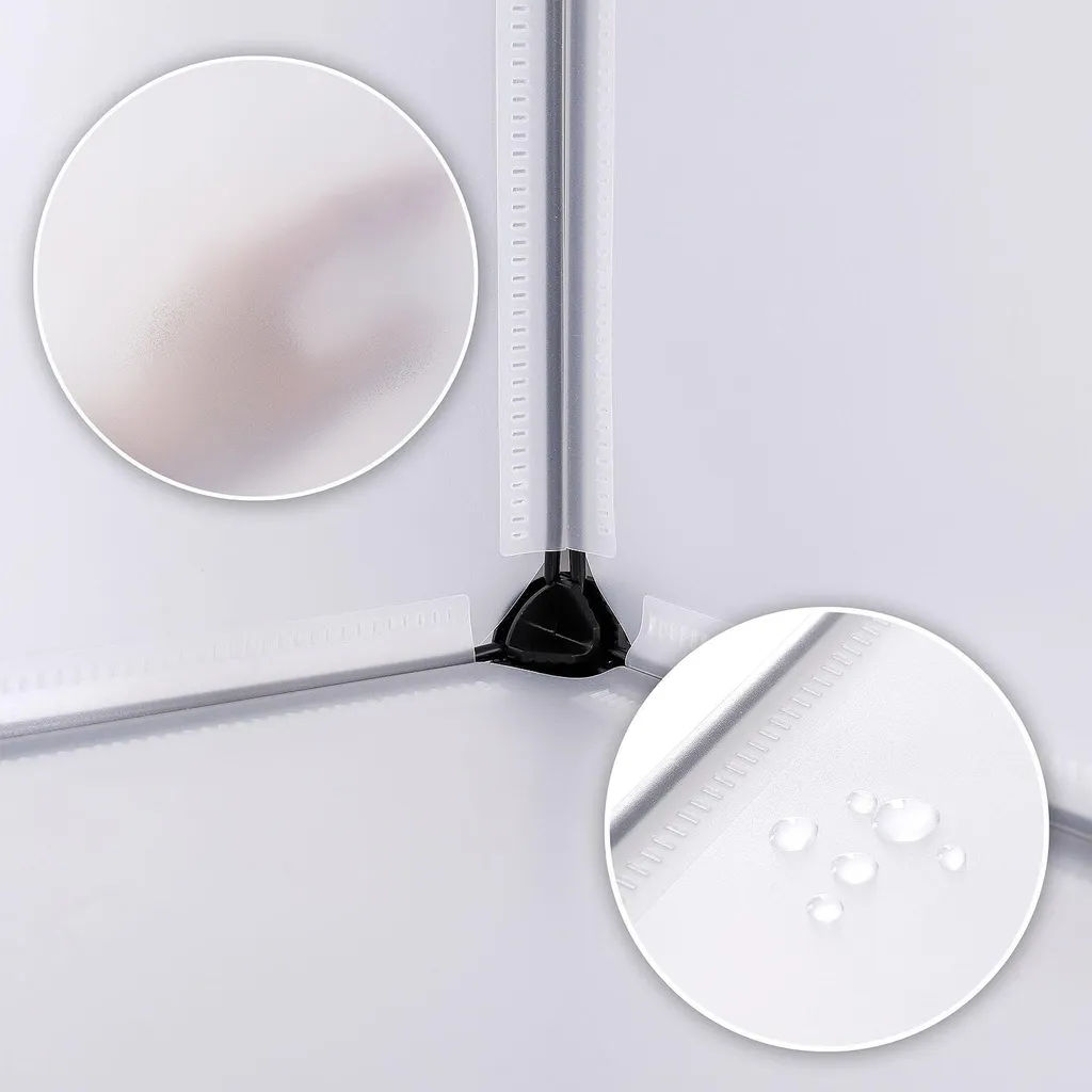 Étagère cube robuste et imperméable montage flexible 9 compartiments