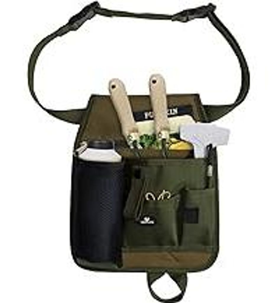 Case4Life - Werkzeuggürtel für Gartenwerkzeug - Größenverstellbare Werkzeugtasche Gürtel für Gärtner, Floristen - Einheitsgröße