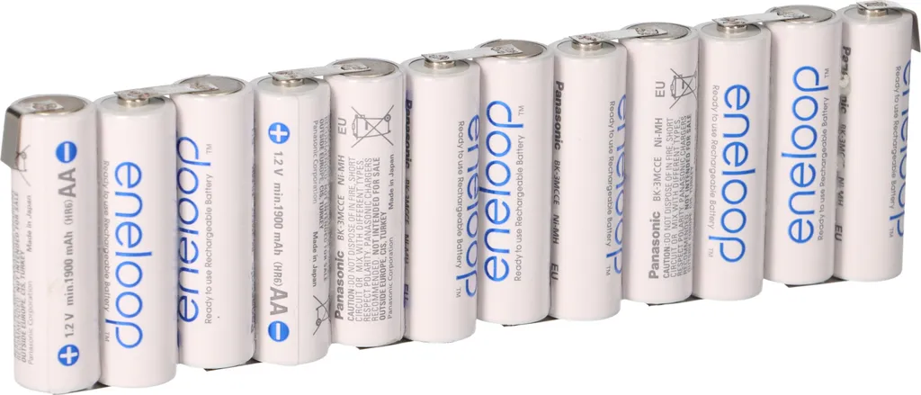 Batterie 14,4V Eneloop 2000mAh pour outillage et alarme pack AA à souder