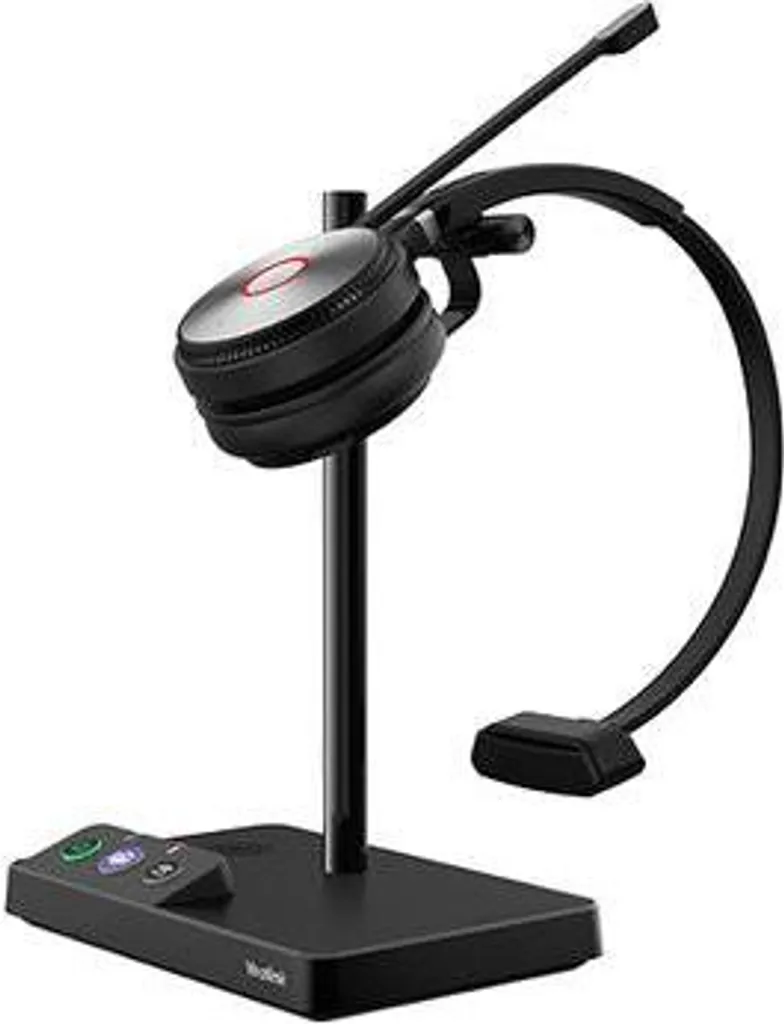 Base de Recharge DECT Yealink WHB620 UC pour Casque de Bureau sans Fil