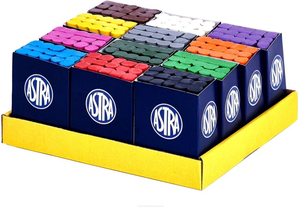 Knetmasse für Schulen Astra, 12 Farben 2,5kg, 303111043 Produktbild 