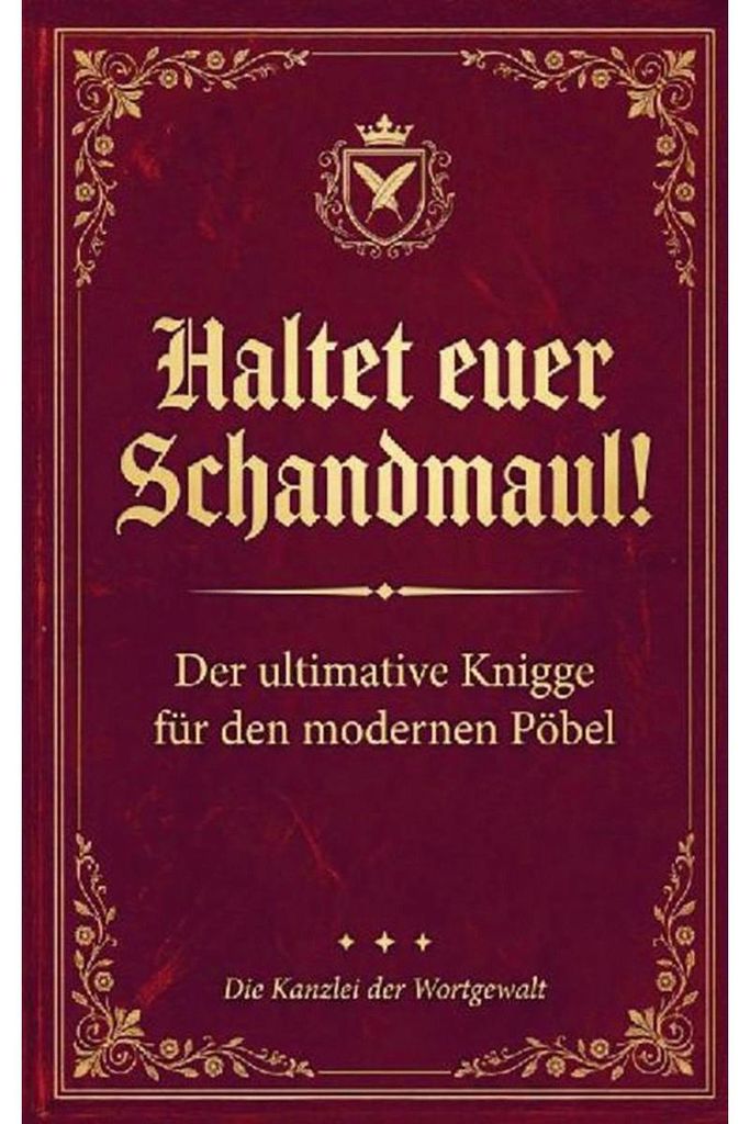 Haltet Euer Schandmaul! Der ultimative Knigge für den Immagine del prodotto 