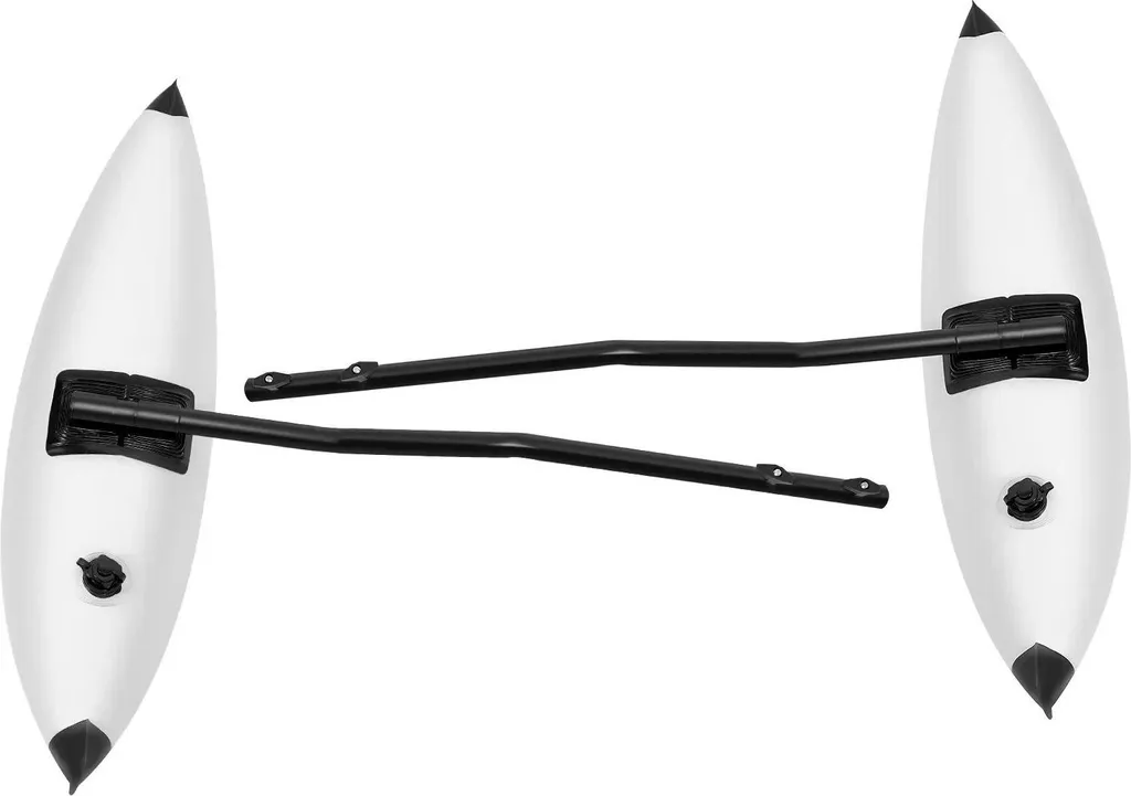 Paire de Pontons Stabilisateurs pour Kayak et Canoë - Kit Gonflable Blanc