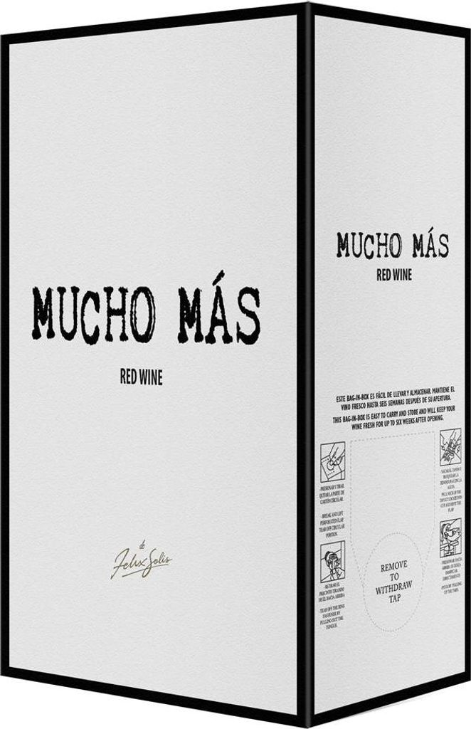 Mucho Mas Rotwein 13,5% vol. Bag in Box 3L Produktbild 