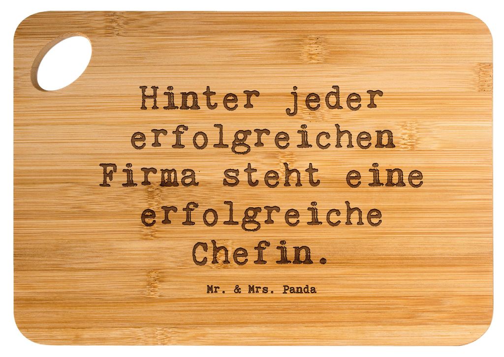 Mr. & Mrs. Panda Holzbrett Spruch Chefin Power - Transparent - Geschenk, Brett, Beruf, Berufsprodukte, Dankeschön, Leadership Frau, Geschäftsfüh...