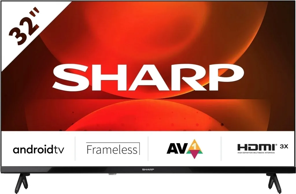 Smart TV Sharp 32FH2EA 32" LED HD Ready avec Chromecast et Google Assistant - 2