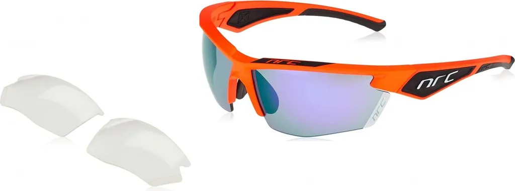 Lunettes de soleil vélo NRC X5.SACROMONTE orange et noir sport cyclisme