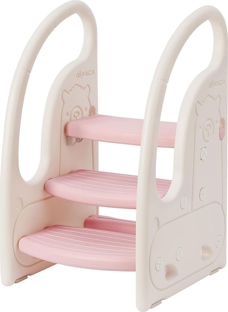 Onasti Tritthocker für Kinder, dreistufig höhenverstellbarer Tritthocker , Multifunktion, rutschfest, für Kinder von 1,5 bis 6 Jahren