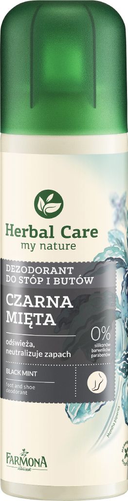 FARMONA Herbal Care Black Mint Erfrischendes Fuß- und Schuhdeodorant 150ml