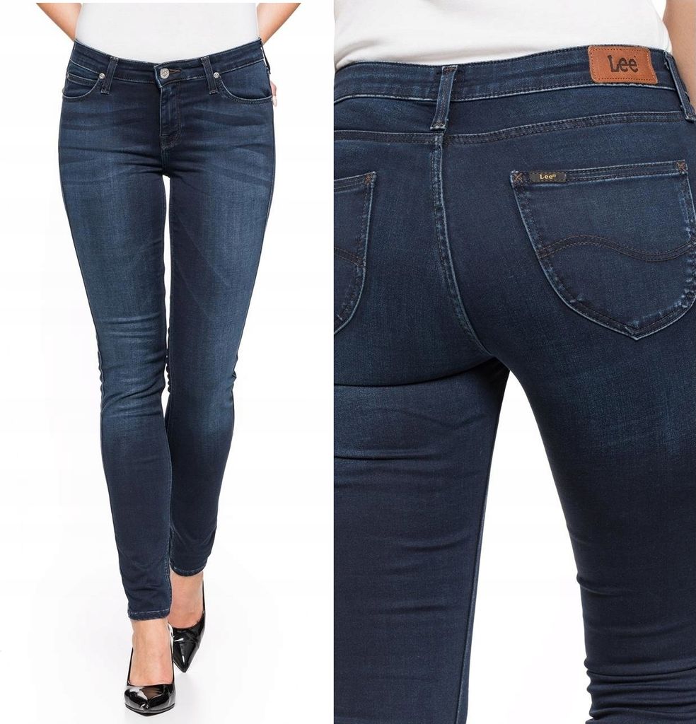 LEE, Damen Jeanshose, Skinny fit, SCARLETT, W26 L33, Blau, Jeans, baggyjeans, buggy