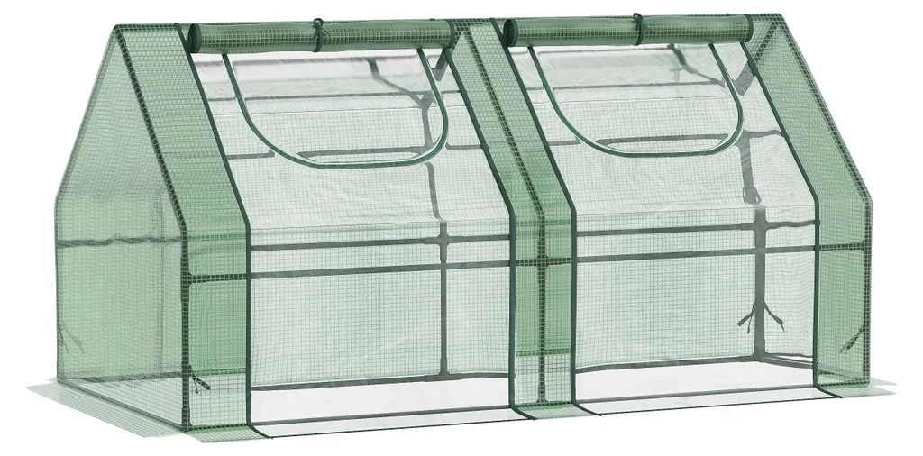 Serre de jardin hivernage plantes fragiles en acier et double vitrage