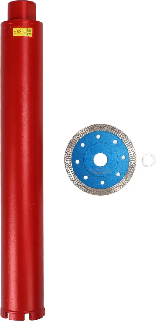 Couronne diamantée de 63,5 mm pour carottage de murs en brique dure
