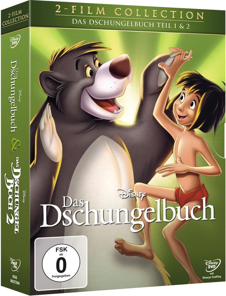 Das Dschungelbuch 1+2, Doppelpack DVD Produktbild 