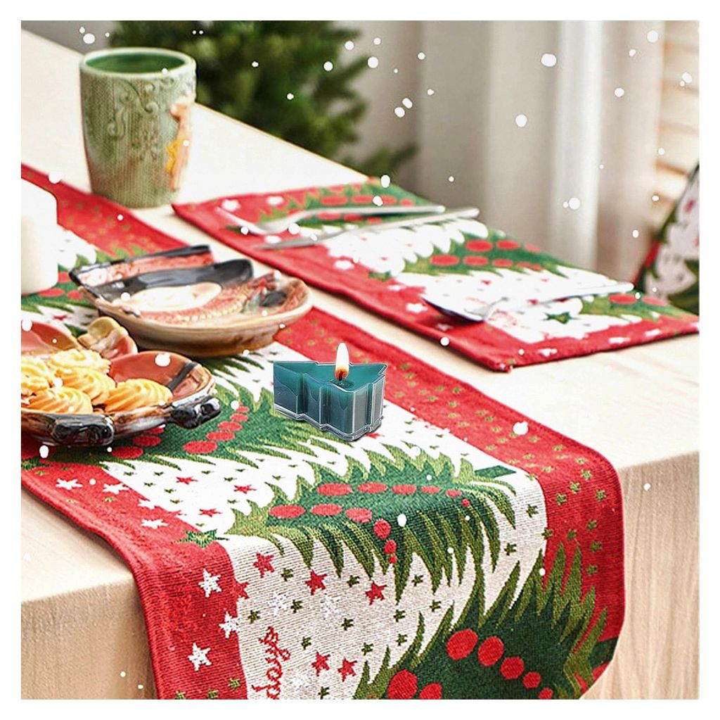 Aromatherapie-Kerzen für den Weihnachtsbaum | Handgefertigte Weihnachtskerzen Deko | Festliche Dekoration für Geburtstage, Büros und Thanksgivin...