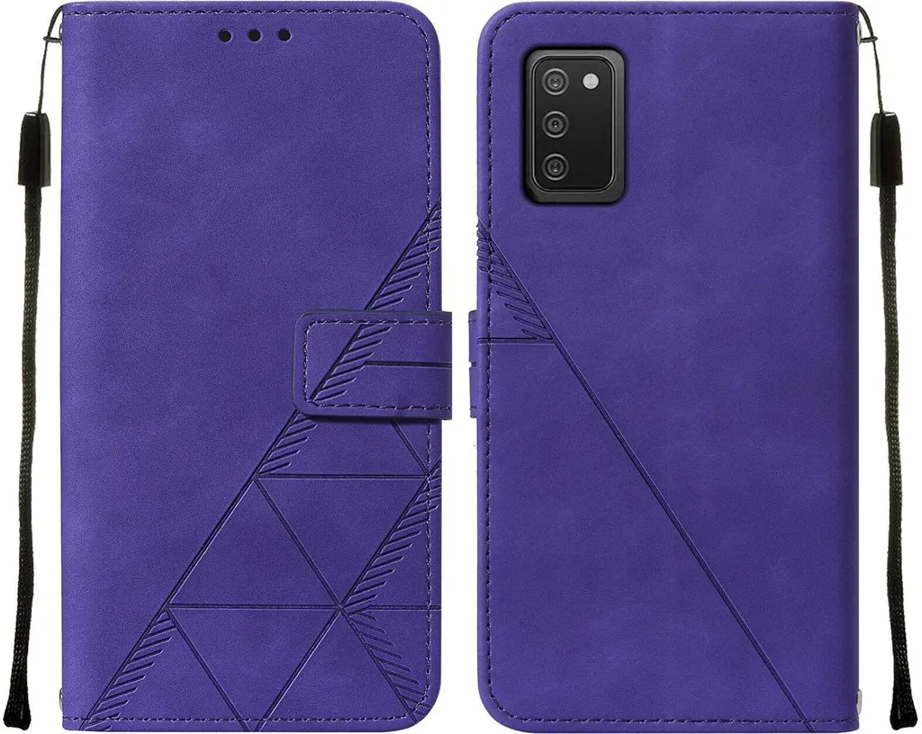 Custodia Samsung A03S Viola - Wallet Case Economica e Resistente