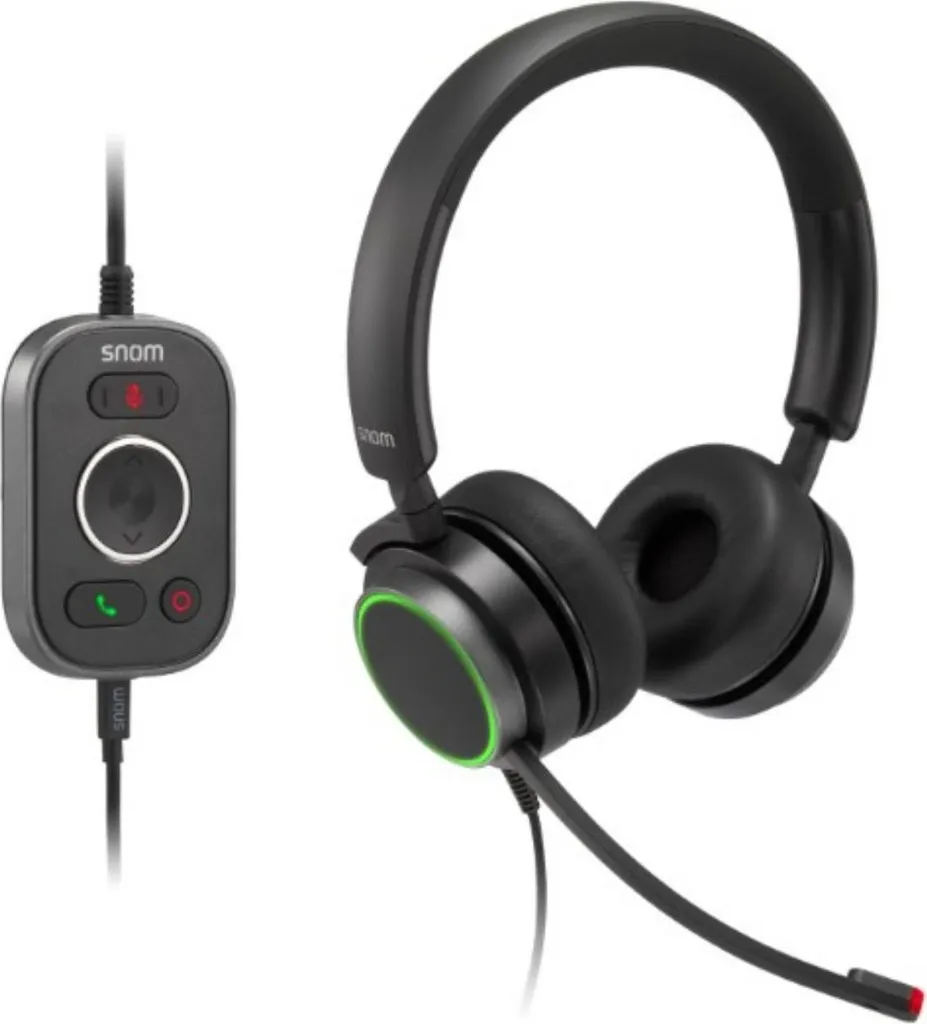Cuffia Snom A330D Wired Duo 00004598: La Scelta Sicura per lo Smart Working