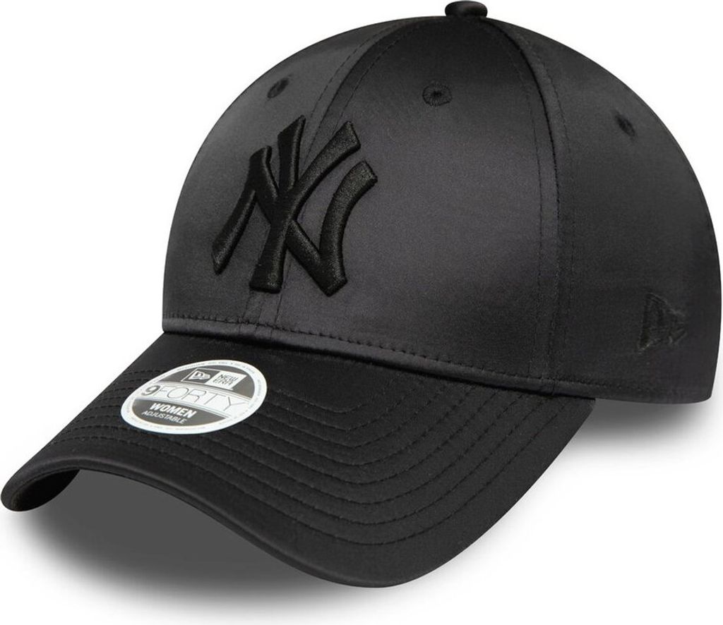 New Era 9Forty Damen Cap - SATIN New York Yankees schwarz Zdjęcie produktu 