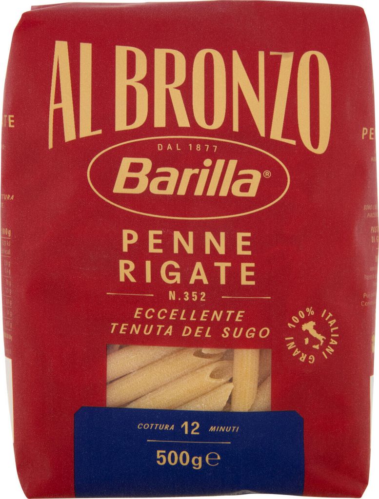 Makaron Penne Rigate Al Bronzo n. 352 500g - Barilla Zdjęcie produktu 