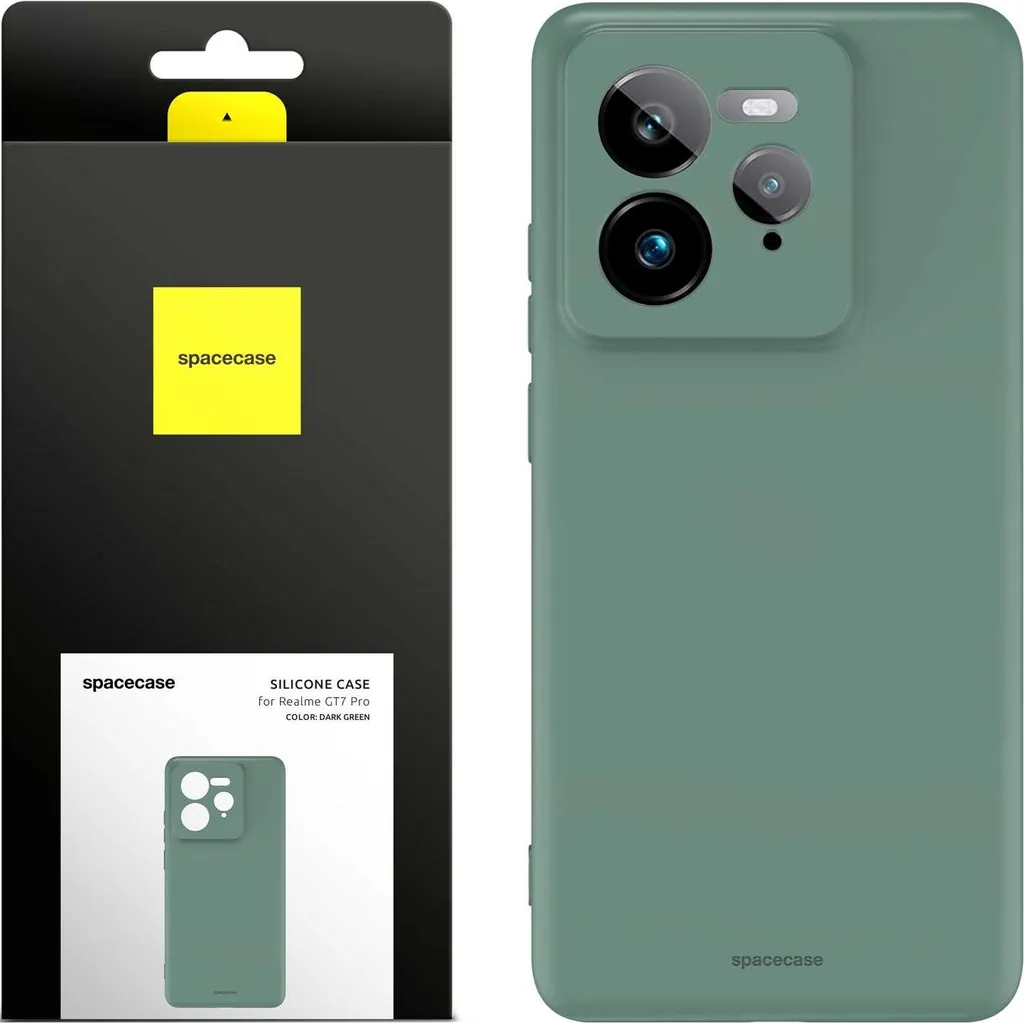 Coque de protection silicone Realme GT7 Pro Vert - Finition Premium