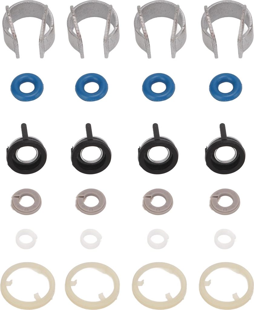 4 Sätze Einspritzdüsen-Dichtungen, Reparatur-O-Ring-Set, Gummi-Metall, 06H998907B, Ersatz für A3, A4, A5, S5, S4, Q5, Q3