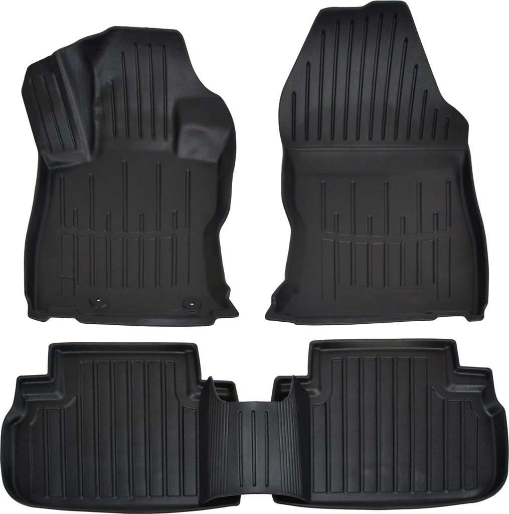 SCOUTT | 3D TPE Gummifußmatten Gummimatten Passend Für Subaru Forester ab 2018 5tlg, Schwarz, Anti-Rutsch, Geruchsneutral, Abwaschbar, Allwetter,...