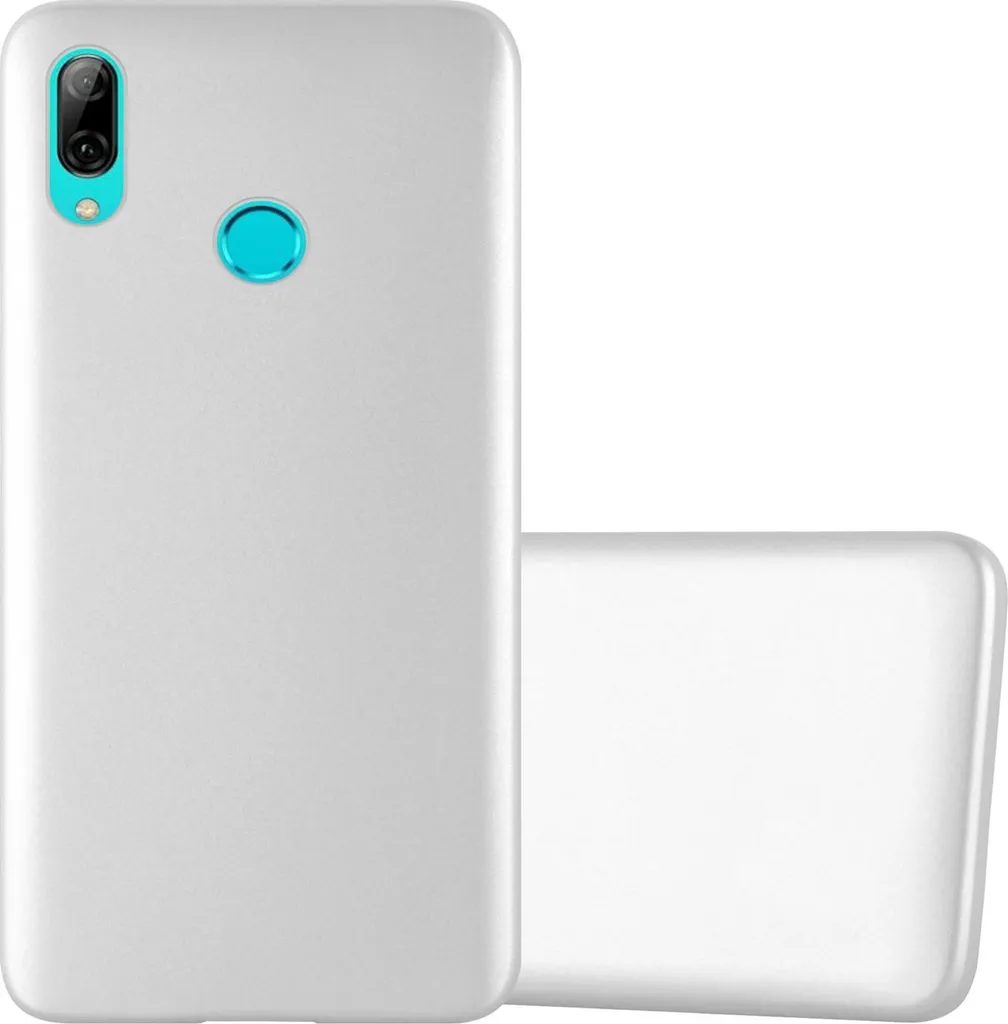Cadorabo custodia protettiva per Honor 10 LITE / Huawei P SMART 2019 cover in argento custodia per telefono cellulare TPU custodia in silicone cover case