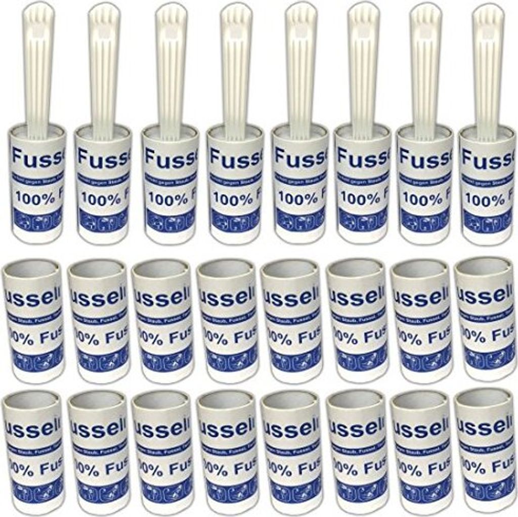 8x Fusselroller inkl. 16 Ersatzrollen Fusselrolle Produktbild 