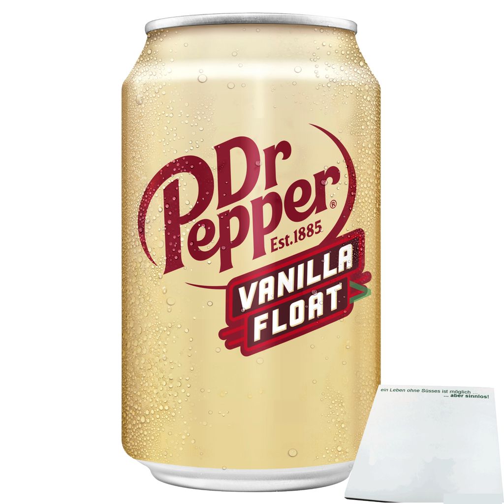 Dr. Pepper Vanilla Float (330ml Dose) + usy Block Produktbild 