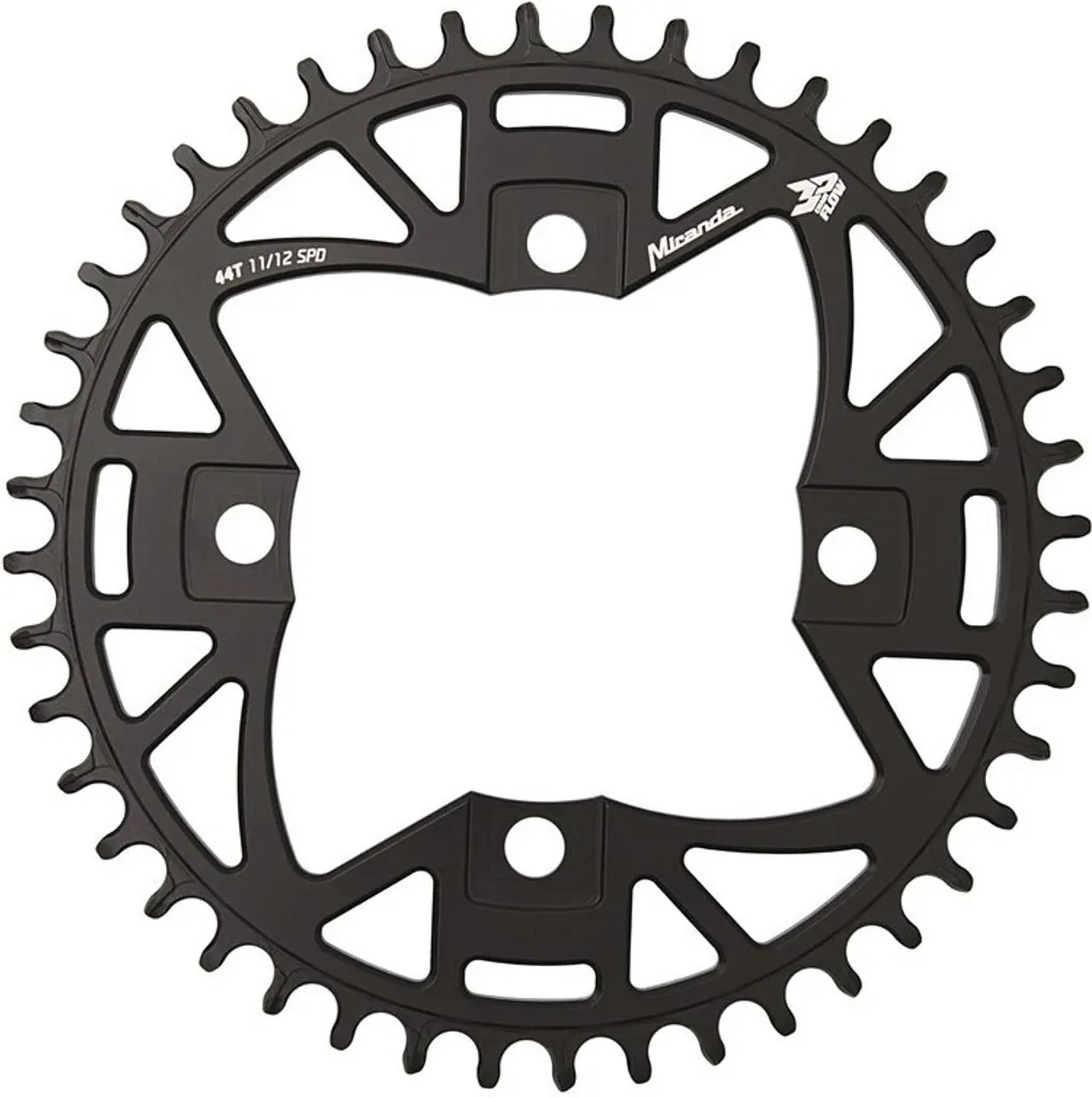 Plateau Miranda 38T Chain Flow noir pour transmission mono-plateau