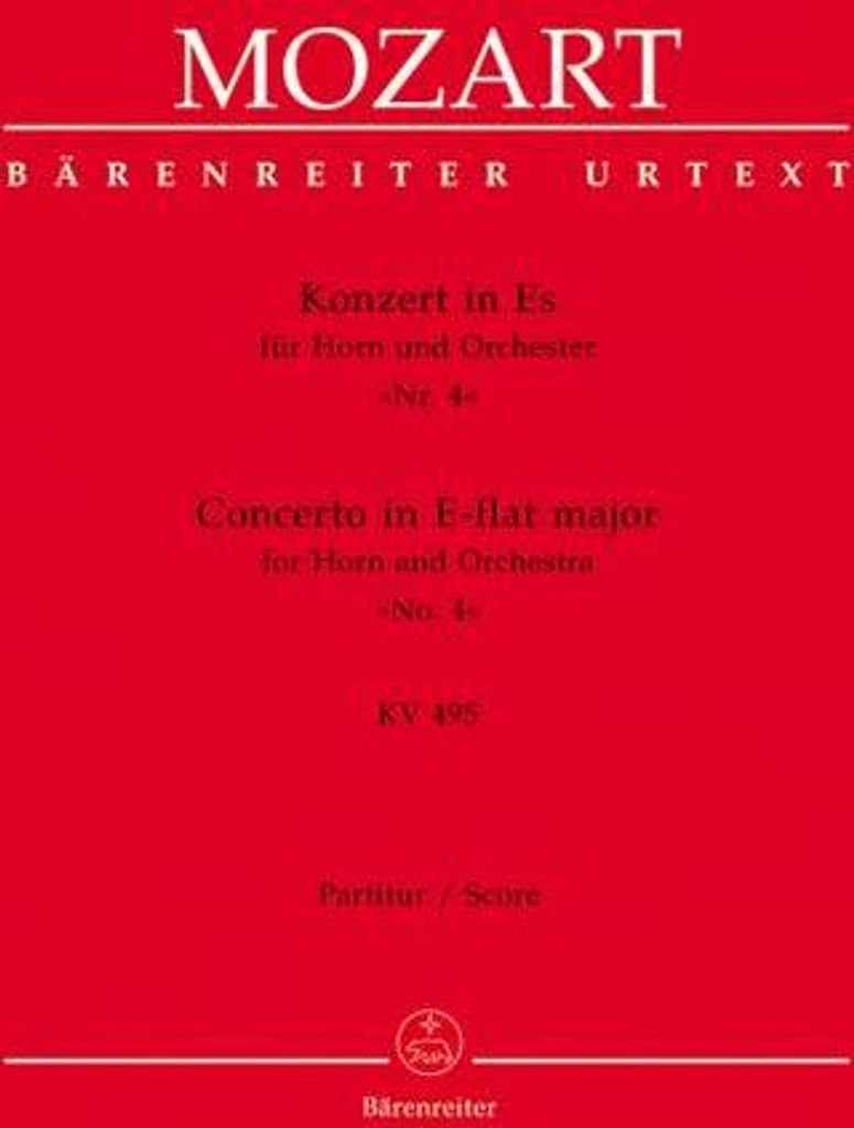Konzert Es-Dur Nr.4 KV495für Horn und Orchester