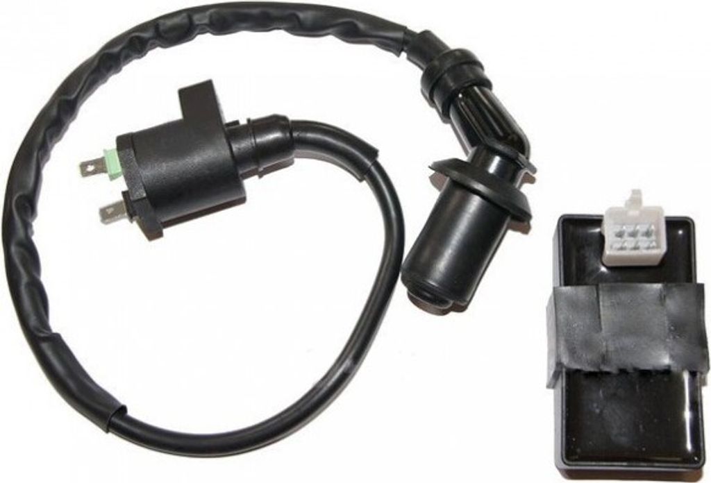 CDI Einheit ZÜNDBOX 6 Poling 1 STECKER + ZÜNDSPULE für BAOTIAN BT49QT-12 Rebel