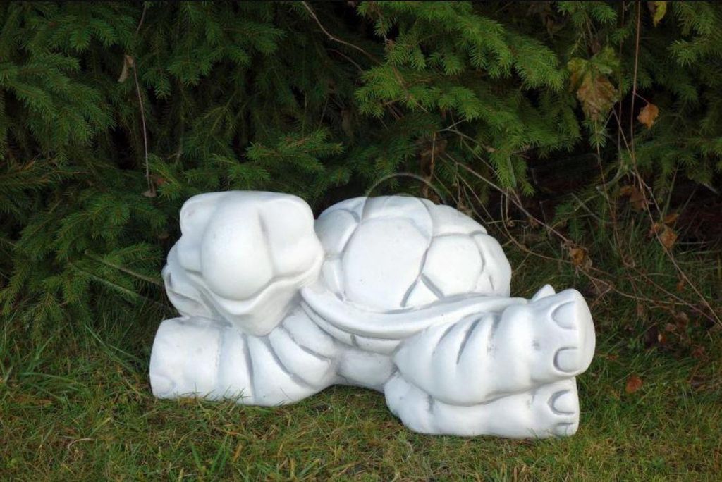 Garten Schildkröte Dekoration Stein Figur Terrasse Deko Statue Skulptur Figuren