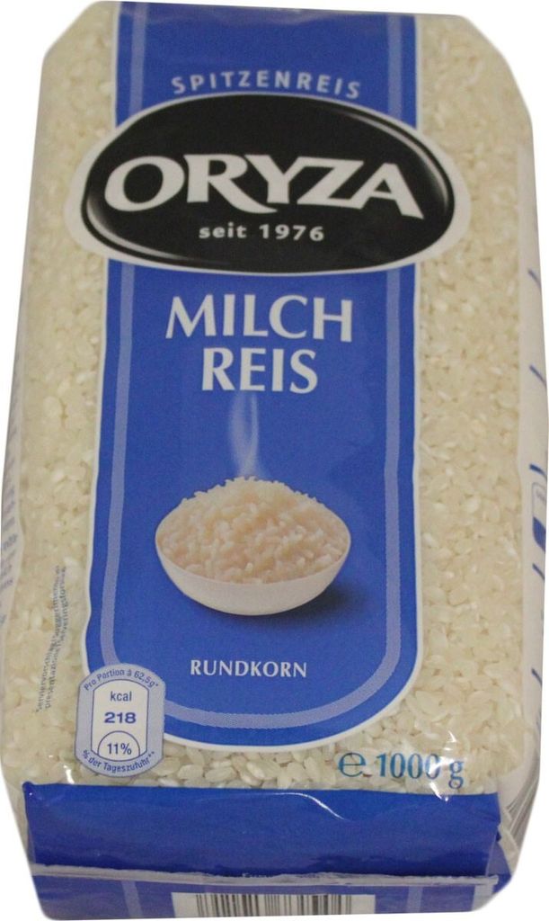 Oryza Milchreis 1kg Produktbild 